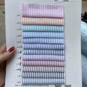 Vải OXFORD sọc trơn